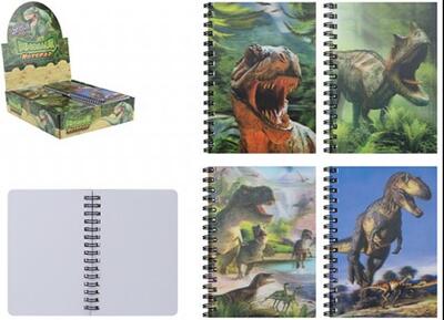 Lenticular Dinosaurs Notepad Assorted
