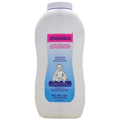 Cheekies Pure Corn Starch Baby Powder 9oz