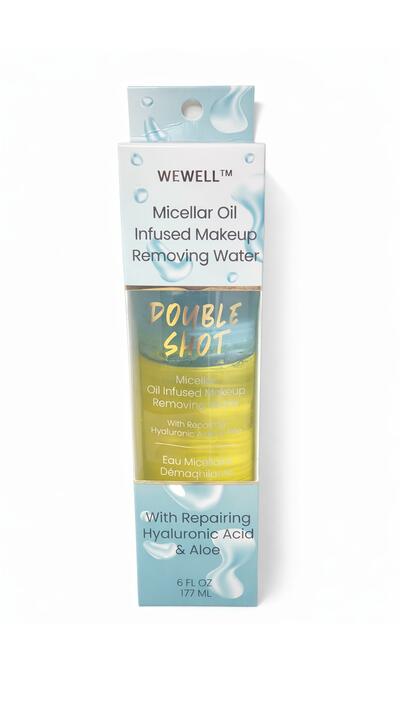 Wewell Micellar Oil Infused Removing Makeup Water Hyaluronic Acid And Aloe 6oz