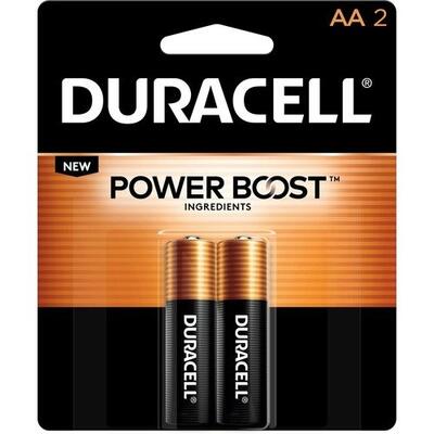Duracell Powe Boost AA Batteries 2 pack