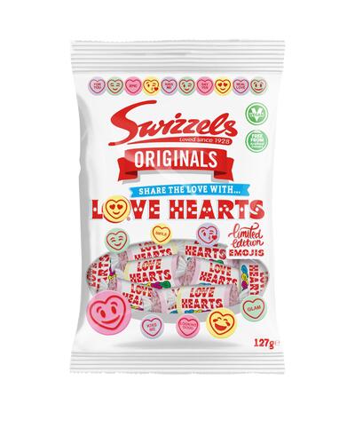 Swizzles Love Hearts Bag 170g: $6.00