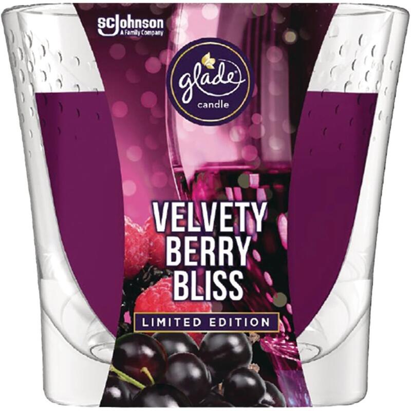 Glade Velvety Berry Bliss Candle 3.4oz