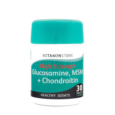 Vitamin Store High Strenght Glucosamine, MSM & Chondroitin 30tabs