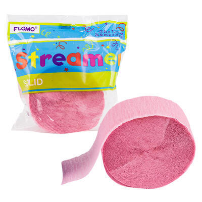Pastel Crepe Streamer Pink 81