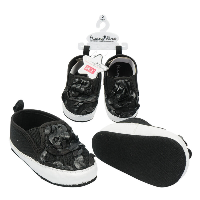 DNR Baby Shoes With Twin Gore Black 6-9 Months Size 2: $5.00
