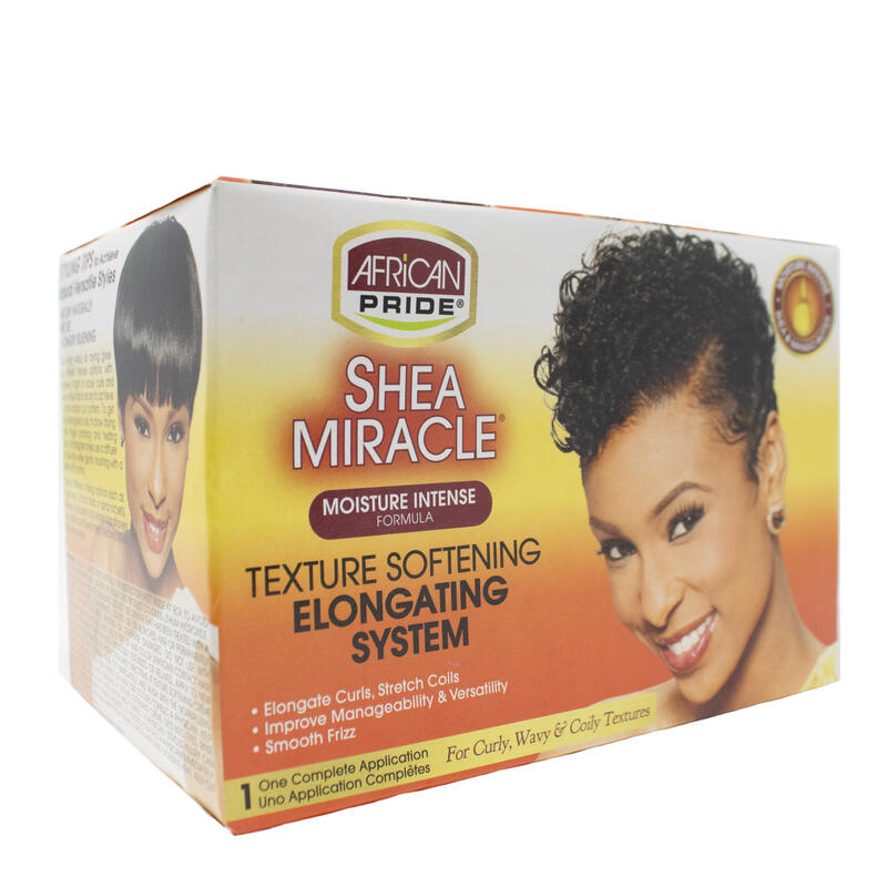 African Pride Shea Miracle Texture Softening Elongating System 1 application: $26.51