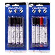 Permanent Markers Chisel Tip 4ct: $5.00