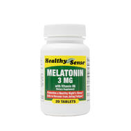 Healthy Sense Melatonin 3 mg 20 Tablets: $6.00