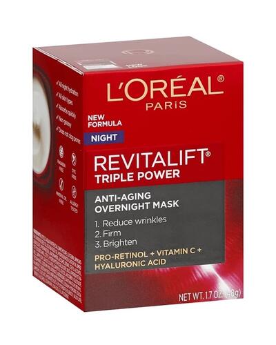 L'Oreal Revitalift Triple Power Anti-Aging Overnight Mask 1.7oz: $80.00