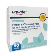 Equate Personal Cleansing Pad 50ct: $7.00