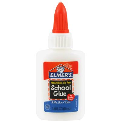 Elmer's Washable School Glue White 1.25 oz: $3.99