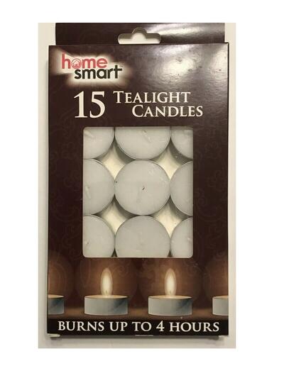 Home Smart Tealight Candles 15ct: $7.00