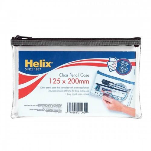 Helix Small Clear Pencil Case 8