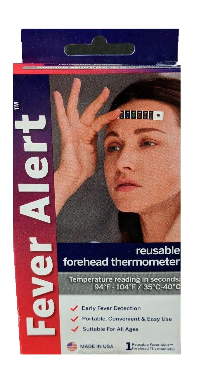 Fever Alert Reusable Forehead Thermometer