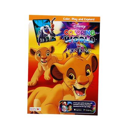 Colouring/Activity Ralph & Lion King Book Assorted: $6.00