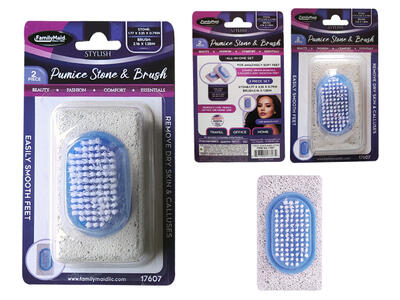Pumice Stone & Brush
