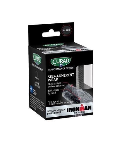 Curad Self-Adherent Wrap Black Tape 3