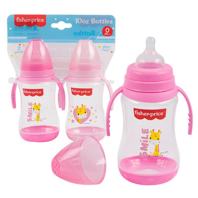 Fisher Price Baby Bottle With Handle Set 10oz 2 pack