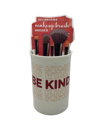 Be Kind 3.5x5.25 Ceramic Decorative Makeup Brush Holder: $15.00