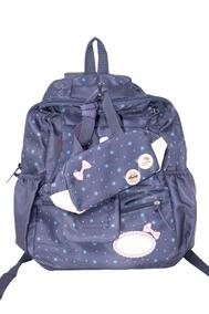 Navy Blue Backpack Set 3pcs: $0.00