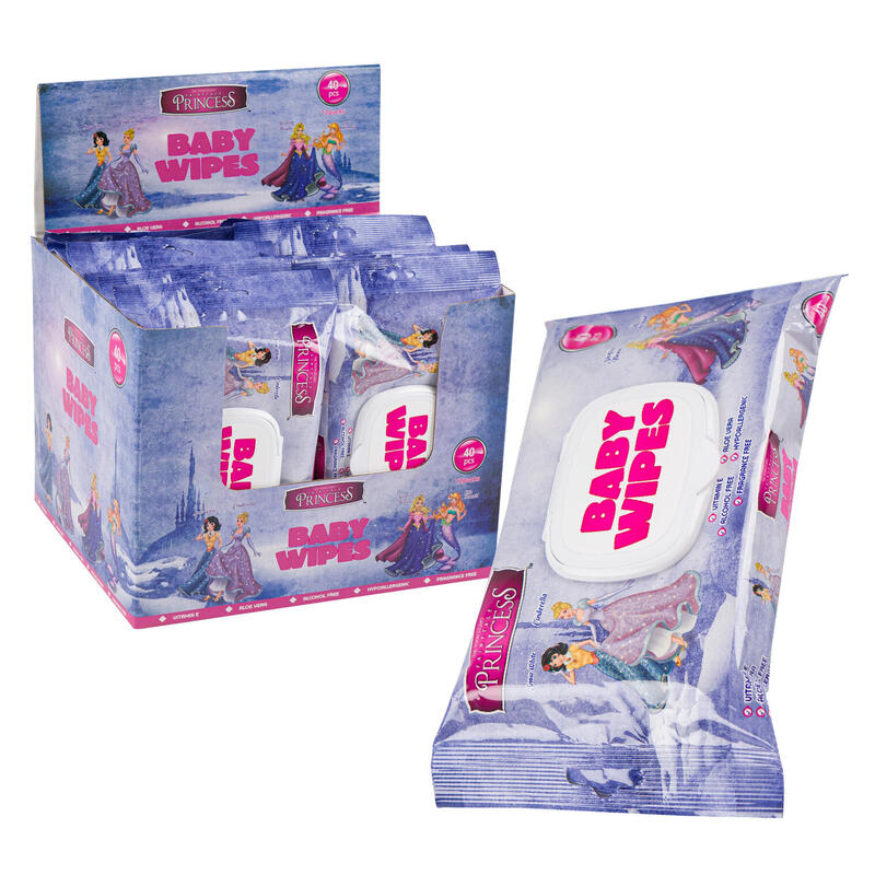Disney Princess Baby Wipes 40ct