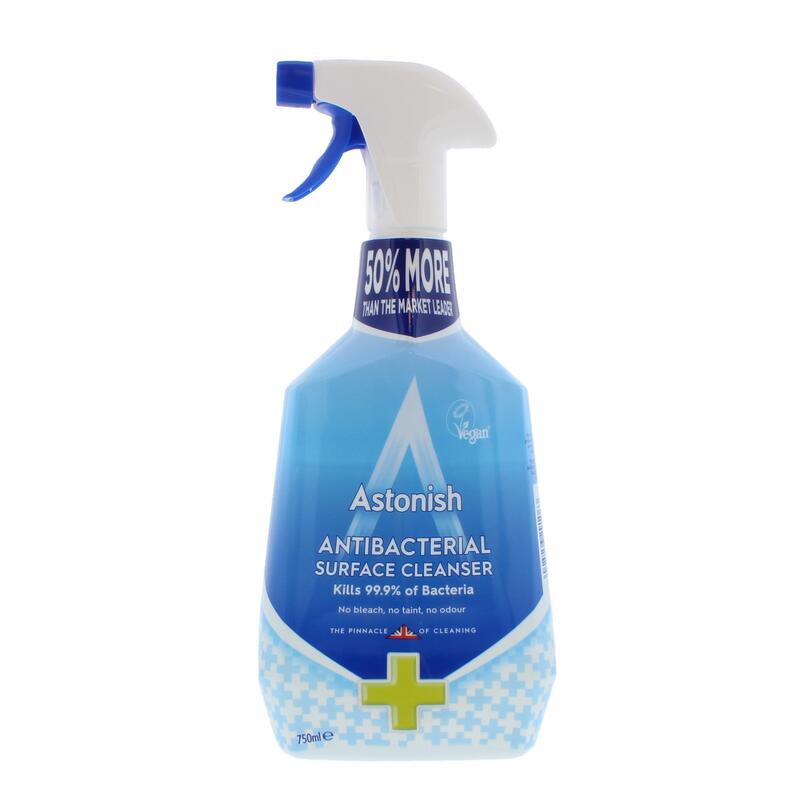 Astonish Anti-Bacterial Surface Cleanser 750ml: $8.00