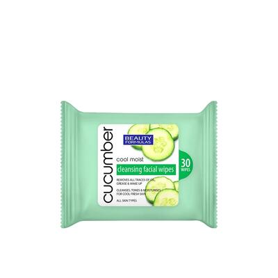 Beauty Formulas Cucumber Cool Moist Facial Wipes 30ct: $8.00