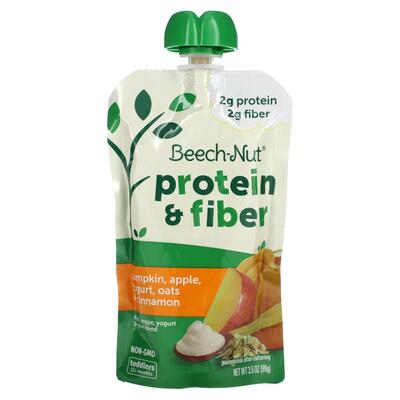 Beech Nut Protein Fiber Pouch Pumpkin, Apple, Oats: $2.00