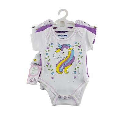 Titicos Girls Collection 3pc Onesies 0-3 Months: $25.00