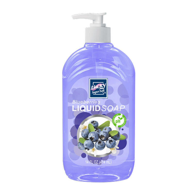 Lucky Super Soft Clear Liquid Soap Blueberries 14oz