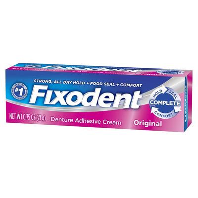 Fixodent Denture Adhesive Cream Original 0.75oz