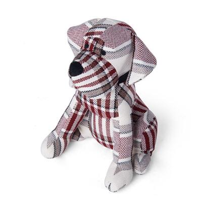 Elements Red Plaid Door Stopper Assorted