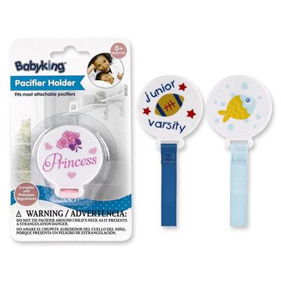 Baby King Pacifier Holder Assorted 1 count: $4.50
