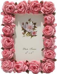 Pink Floral Frame 4x6: $20.00