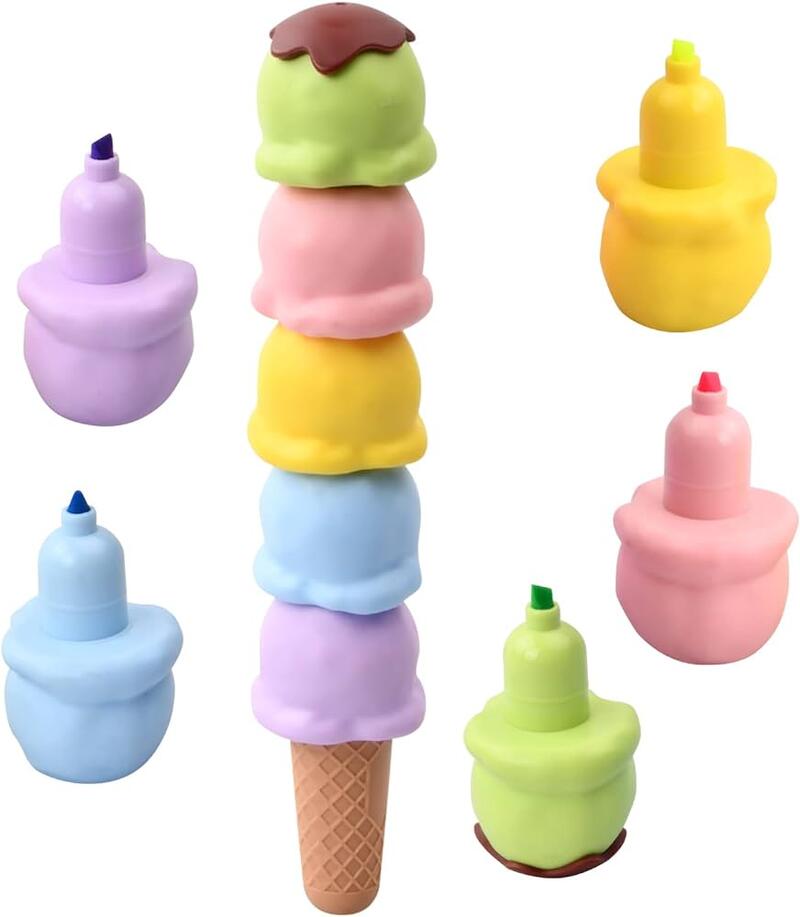 Ice Cream Stackable Highlighter 5ct: $14.00