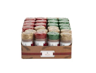 Rope Twine Plaque Assorted 150ft 1 count