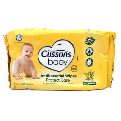 Cussons Baby Antibacterial Tea Tree Oil Wipes 50 ct: $5.00