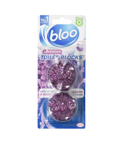Bloo Toilet Cistern Blocks Lavender Water 2 pack