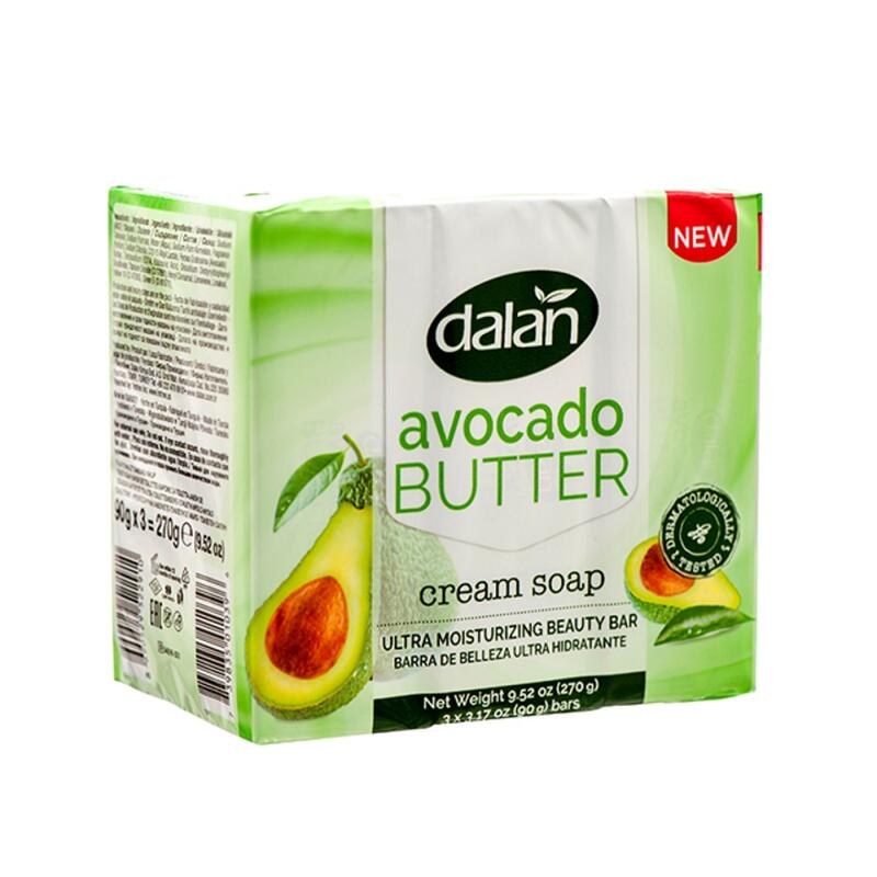 Dalan Cream Soap Avocado Butter 3.2oz x 3 pack