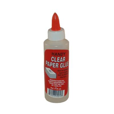 Clear Paper Glue 4oz: $6.00