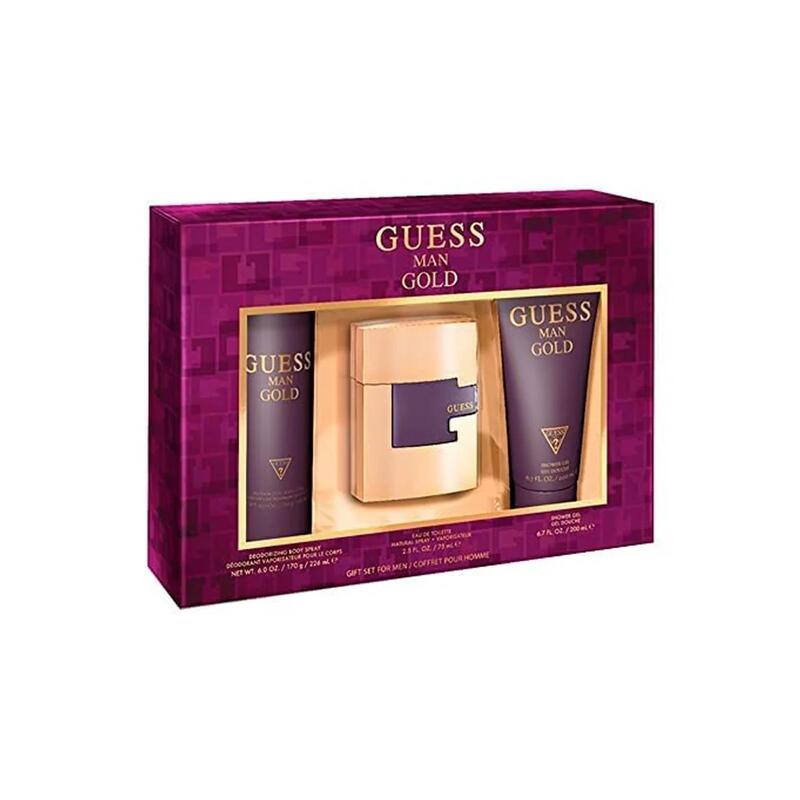 Guess Man Gold Men 3psc Set