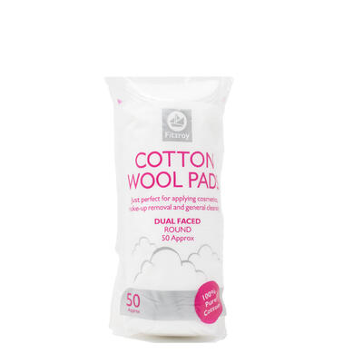 Fitzroy Cotton Wool Pads 50 ct: $3.99