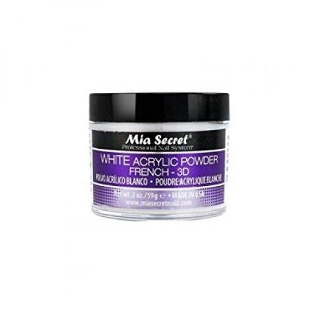 Mia Secret White French 3D Acrylic Powder 2 oz