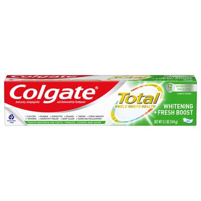 Colgate Total Toothpaste White Fresh Boost 5.1oz