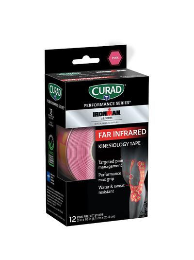 Curad Kinesiology Infrared Tape Pink 2X10inc