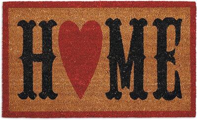 Home Heart Door Mat 17X29