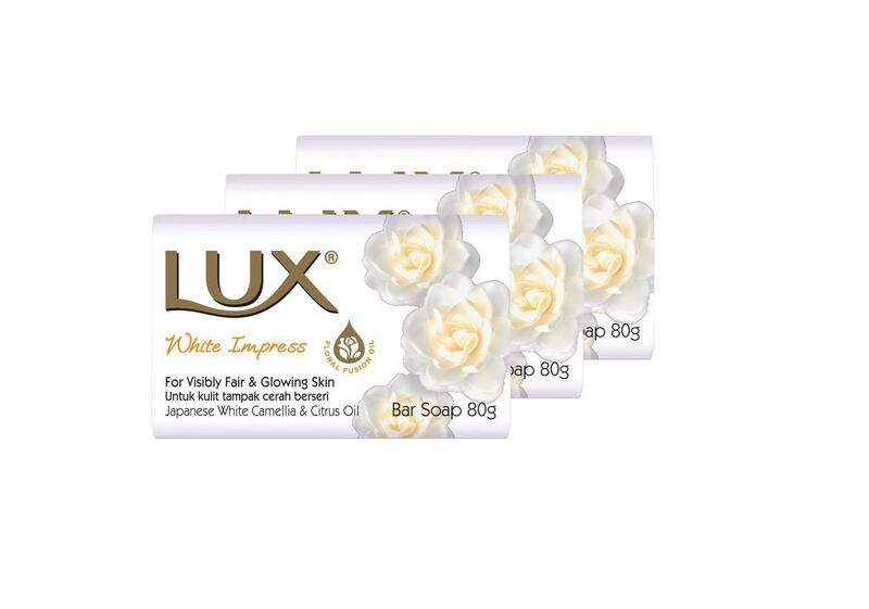Lux Soap White Impress 3 pack