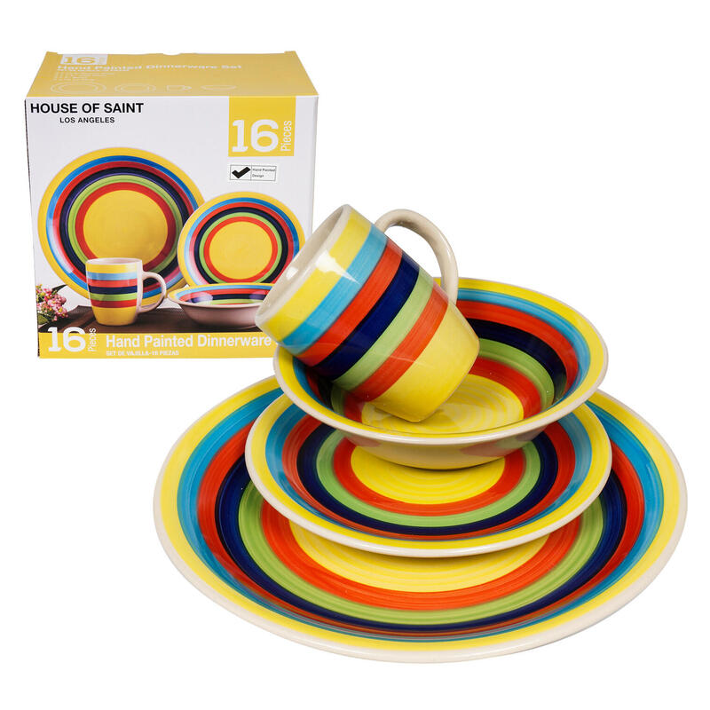 16pc Stoneware Dinnerwear Set