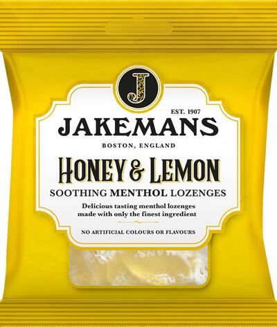 Jakeman Honey & Lime Soothing Menthol Lozenges 73g