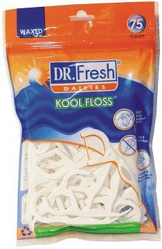 Dr. Fresh Dailies Kool Floss 75 count: $6.00